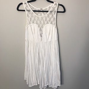 Free People White Casual Dress
